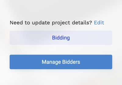 Update project details button on Drafting Marketplace.